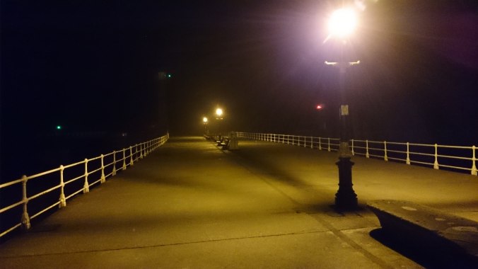 Whitby Pier At Night