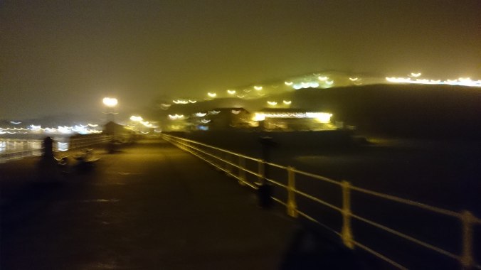 Whitby Pier At Night