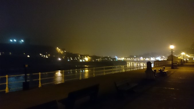 Whitby Pier At Night