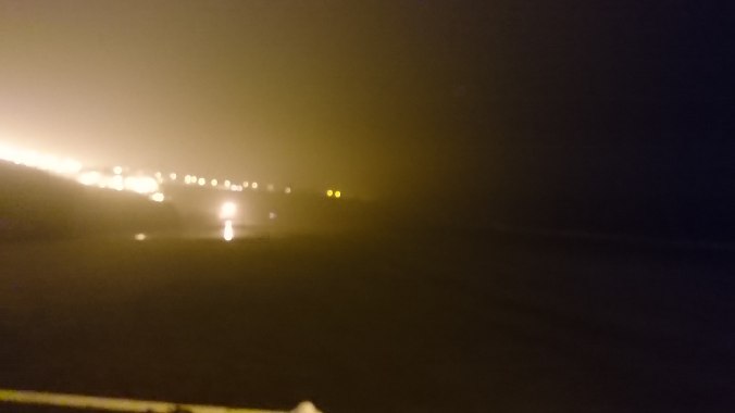 Whitby Beach By Night