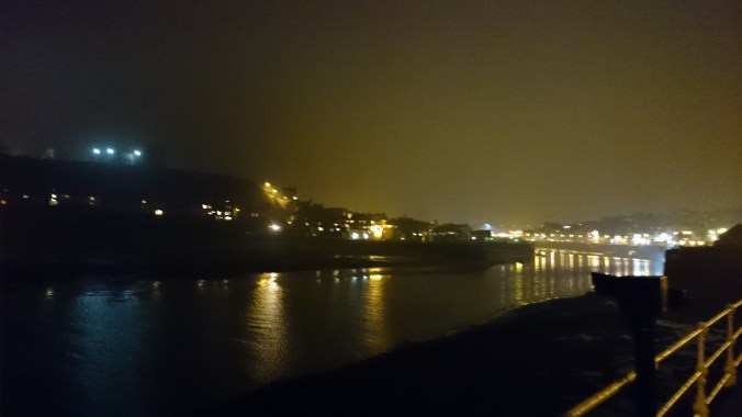 Whitby Pier At Night
