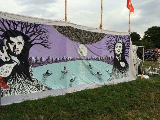 Glastonbury Rik Mayall Memorial