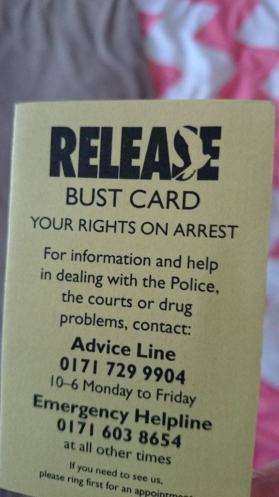 Release Bust Card