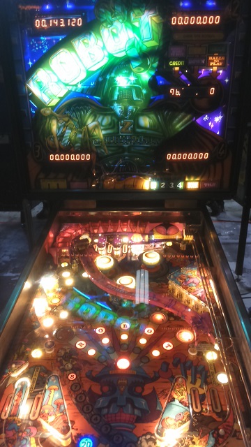 Robot Pinball Table Play Expo Manchester 2016